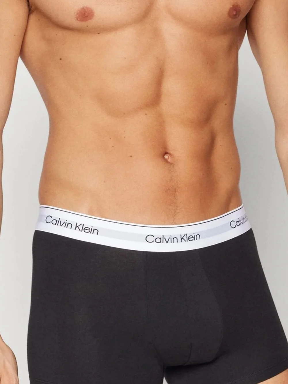 Calvin Klein Blues / Gray Microfiber Stretch Boxer Briefs - 3 Pack